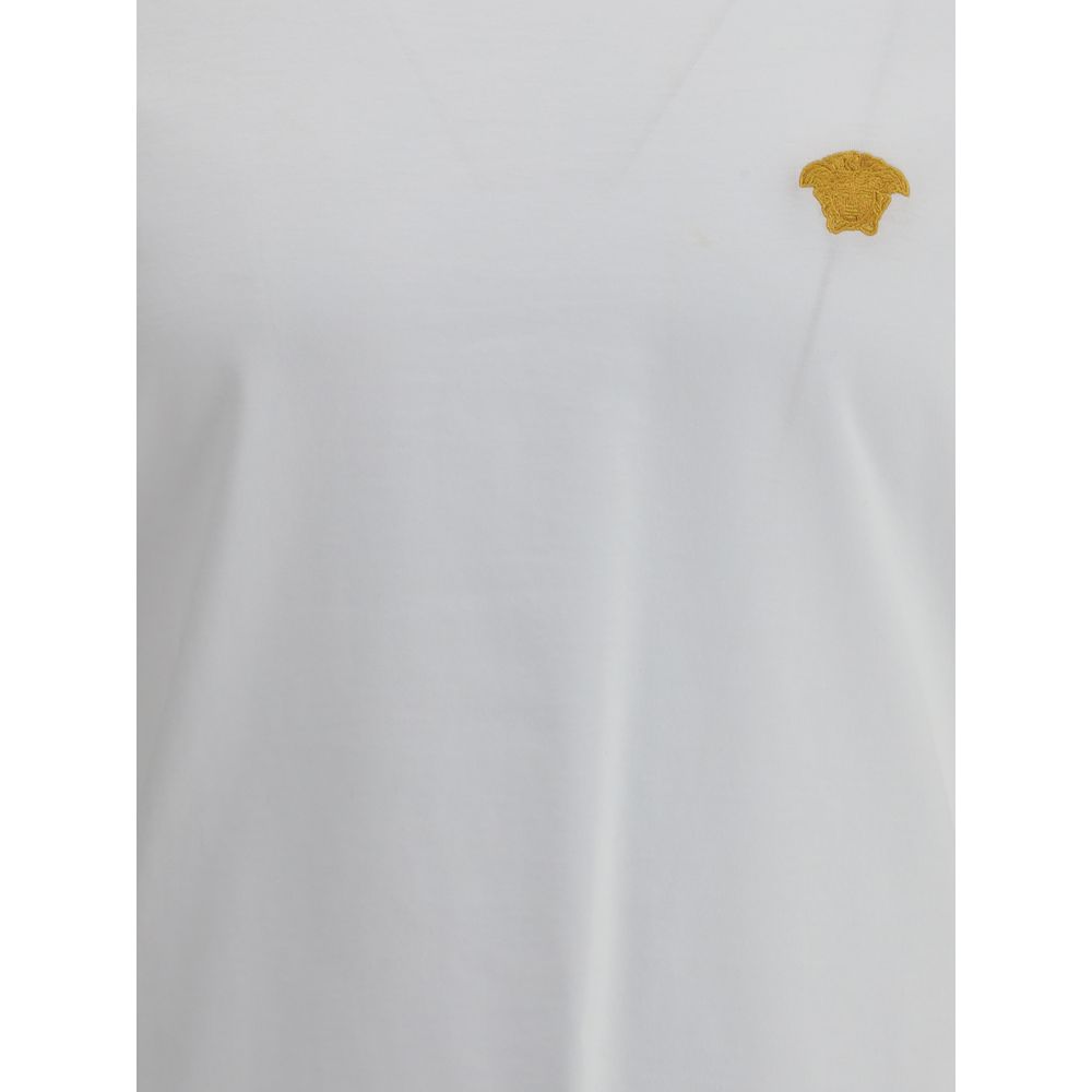 Versace White Cotton T-Shirt by Versace outlet now on sale
