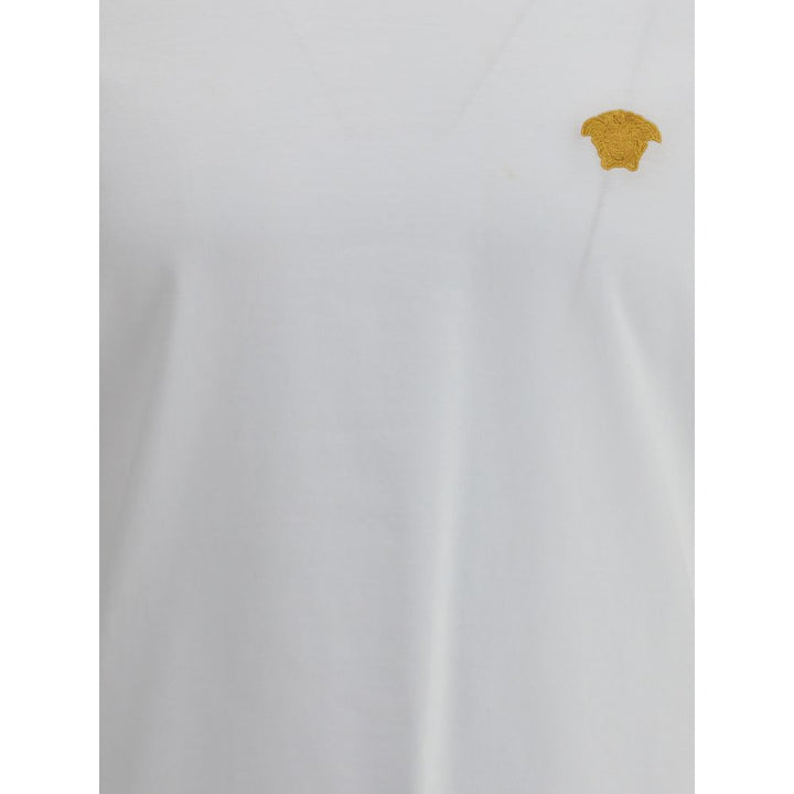 Versace White Cotton T-Shirt by Versace outlet now on sale