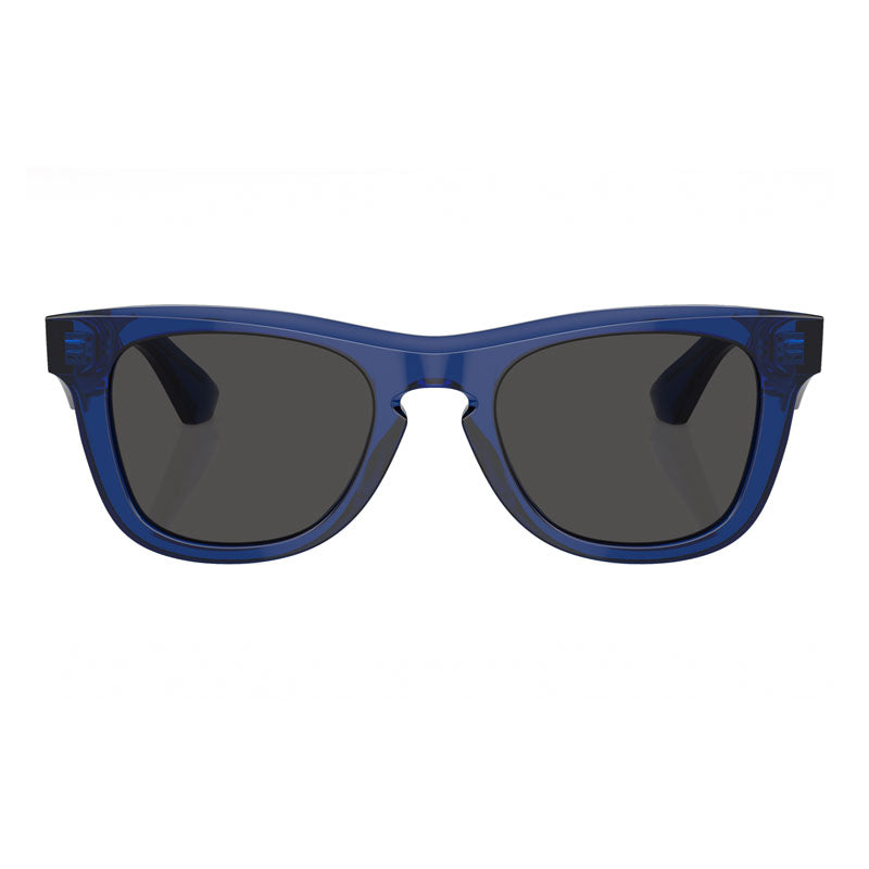 Burberry Sunglasses Square Full Rim, Blue Frame and Dark Grey Lens BE4426411087