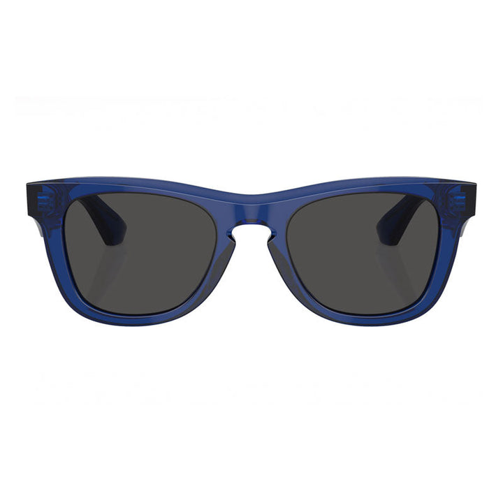 Burberry Sunglasses Square Full Rim, Blue Frame and Dark Grey Lens BE4426411087