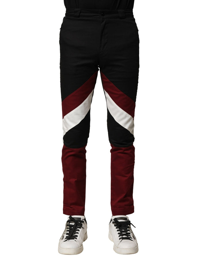 Dolce &amp; Gabbana Multicolor Cotton Jogger Men Pants by Dolce &amp; Gabbana outlet now on sale