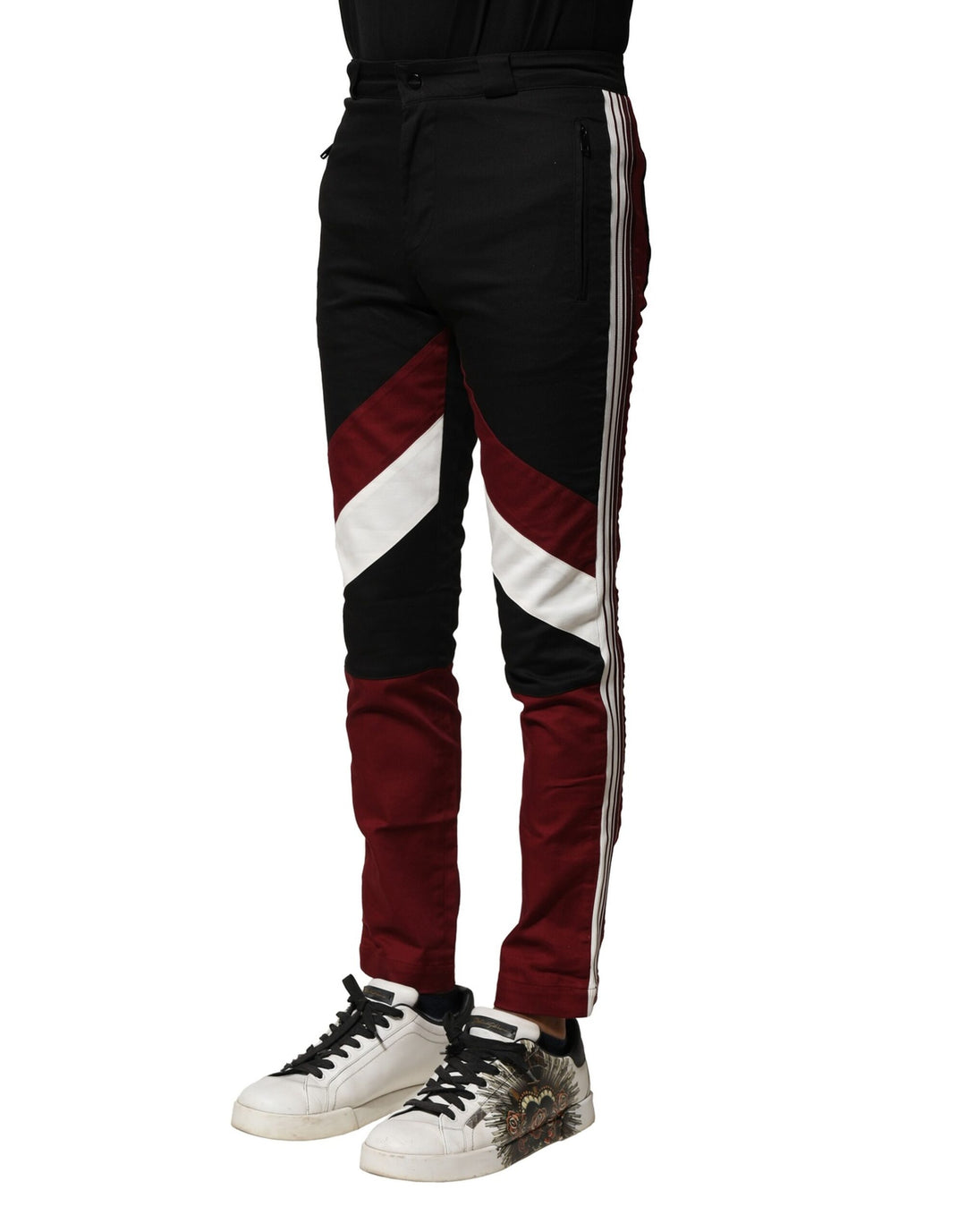 Dolce &amp; Gabbana Multicolor Cotton Jogger Men Pants by Dolce &amp; Gabbana outlet now on sale