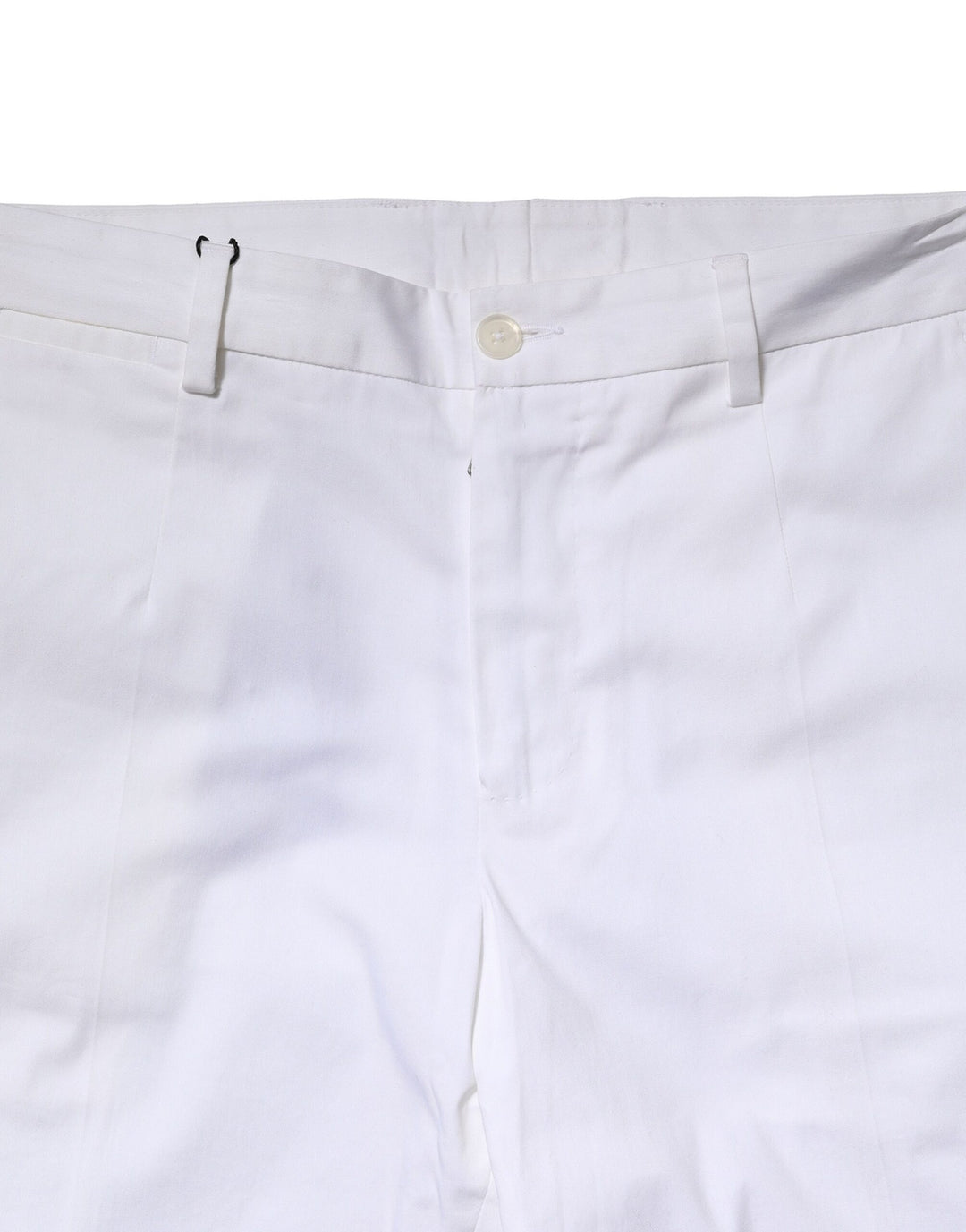 Dolce &amp; Gabbana Sample Sale Dolce &amp; Gabbana White Cotton Straight Logo Men Pants - | Designer outlet