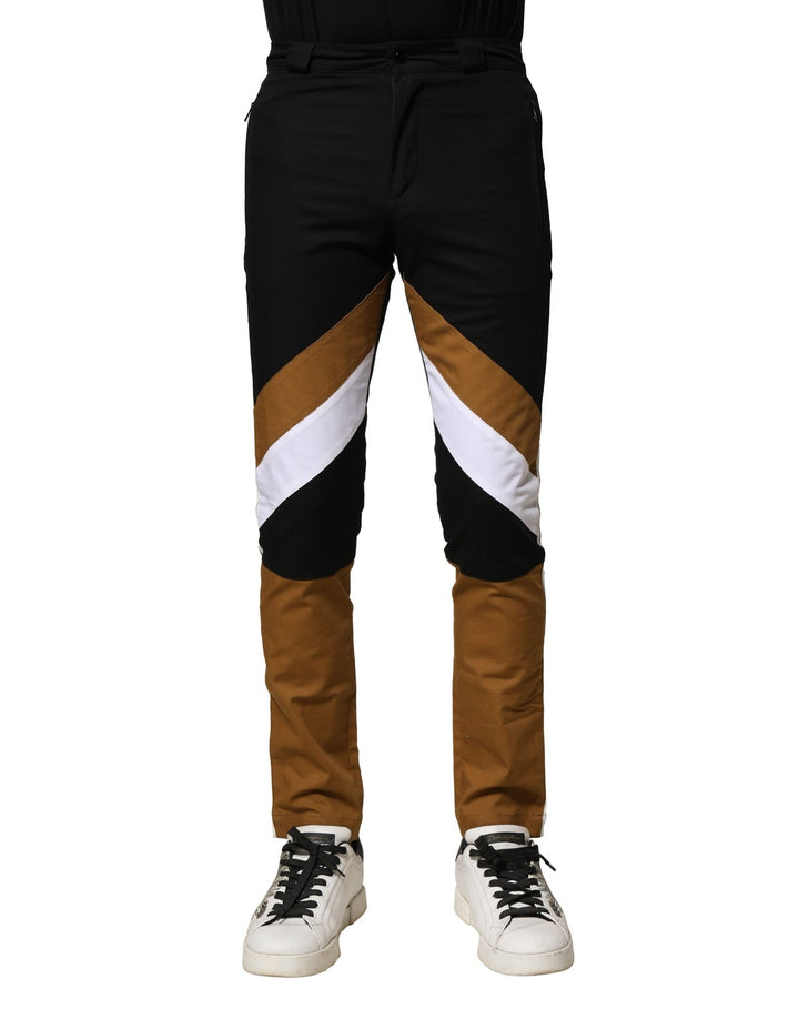 Dolce &amp; Gabbana Sample Sale Dolce &amp; Gabbana Multicolor Cotton Slim Fit Men Pants - | Designer outlet