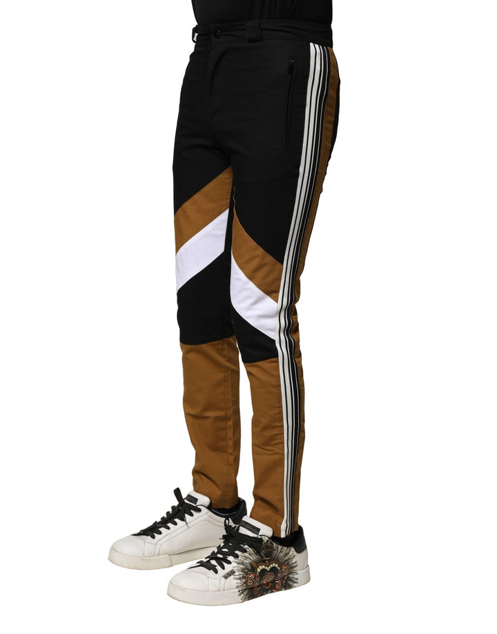Dolce &amp; Gabbana Sample Sale Dolce &amp; Gabbana Multicolor Cotton Slim Fit Men Pants - | Designer outlet