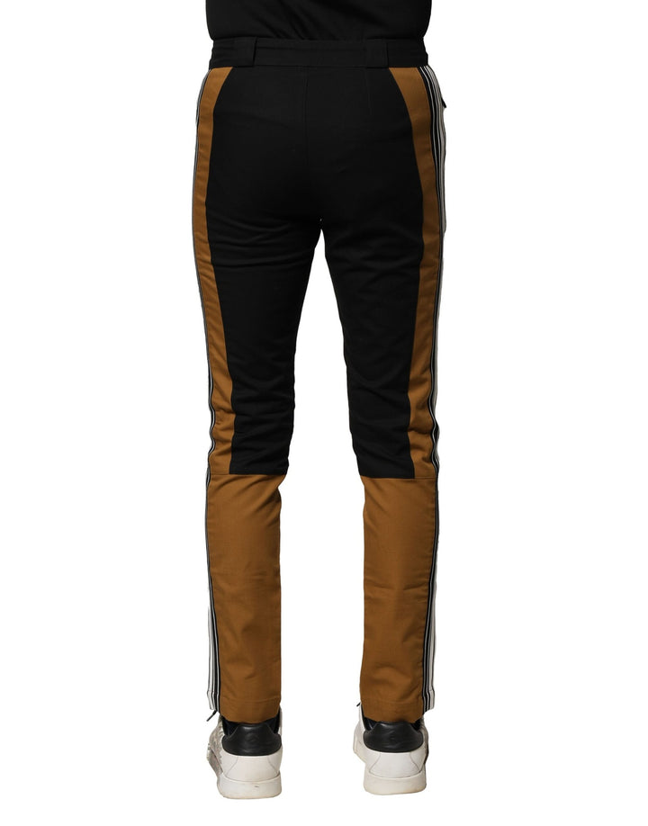 Dolce &amp; Gabbana Sample Sale Dolce &amp; Gabbana Multicolor Cotton Slim Fit Men Pants - | Designer outlet