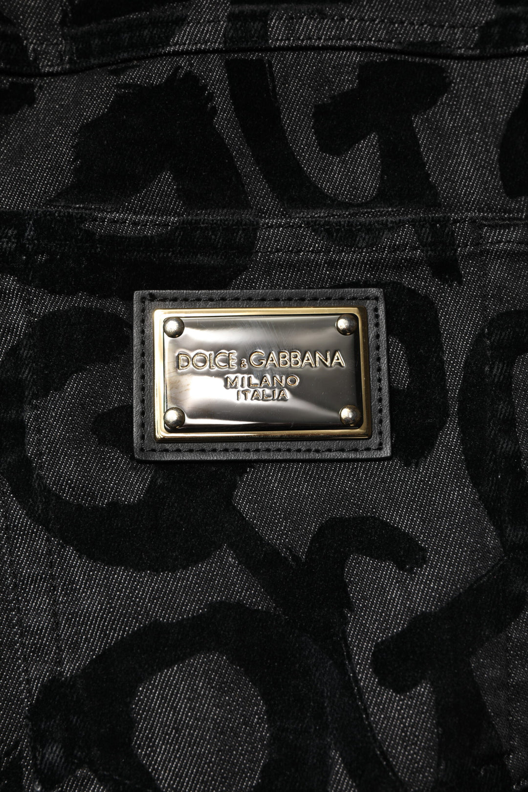 Dolce &amp; Gabbana Sample Sale Dolce &amp; Gabbana Gray Cotton DG Logo Straight Men Denim Jeans - | Designer outlet
