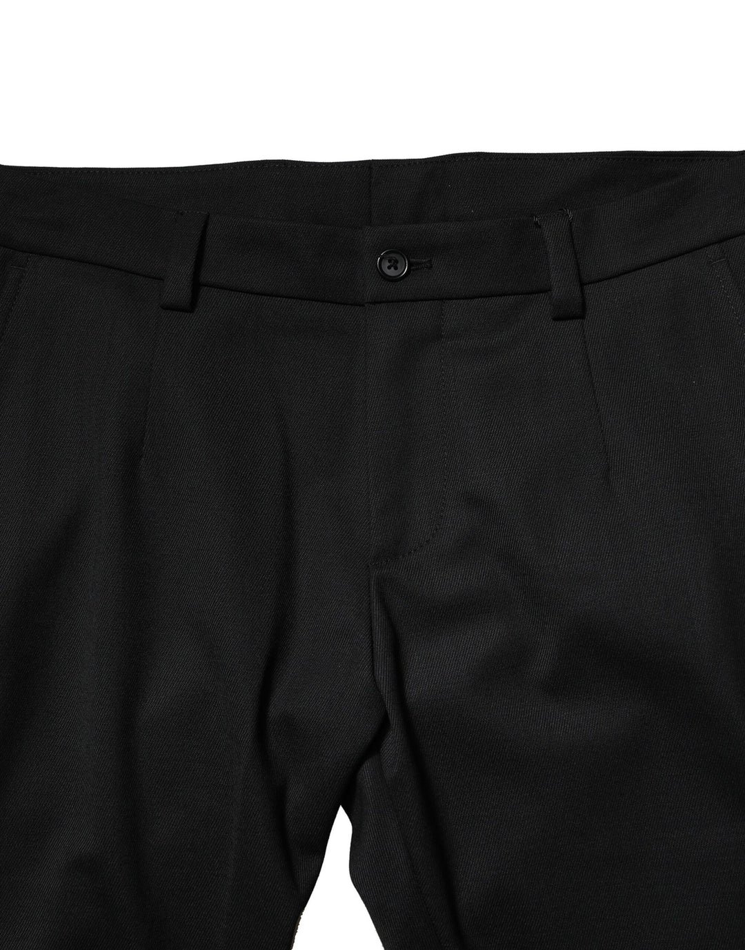 Dolce &amp; Gabbana Sample Sale Dolce &amp; Gabbana Black Wool Men Skinny Mid Waist Pants - | Designer outlet