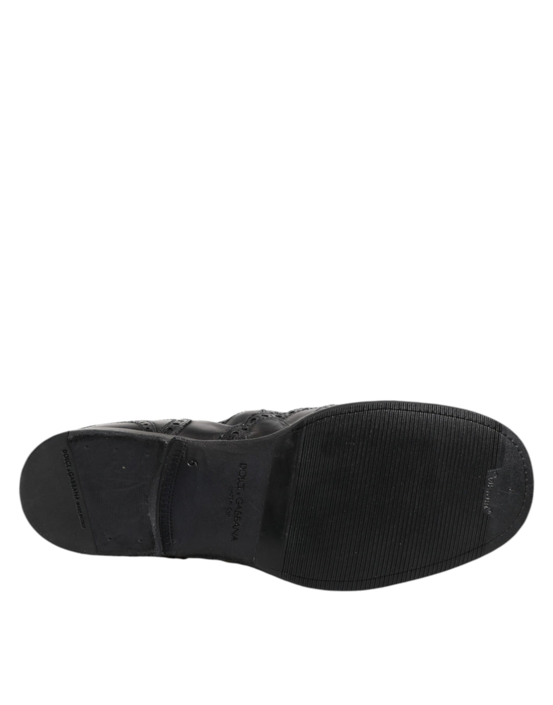 Dolce &amp; Gabbana Sample Sale Dolce &amp; Gabbana Black Leather Ankle Boots Slip On Shoes - | Designer outlet