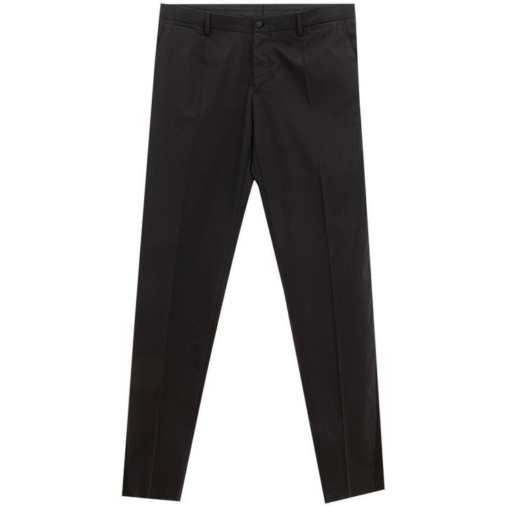 Dolce &amp; Gabbana Black Wool Dress Pants by Dolce &amp; Gabbana outlet now on sale