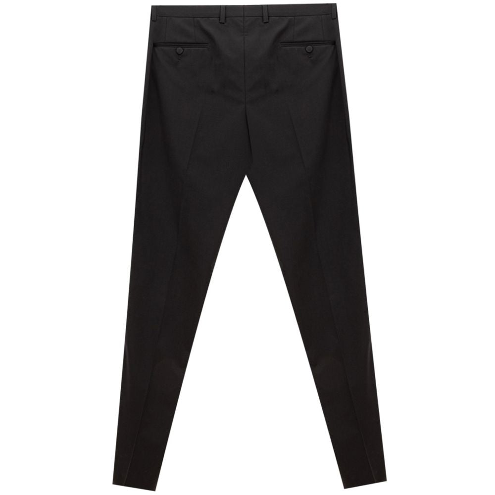 Dolce &amp; Gabbana Black Wool Dress Pants by Dolce &amp; Gabbana outlet now on sale