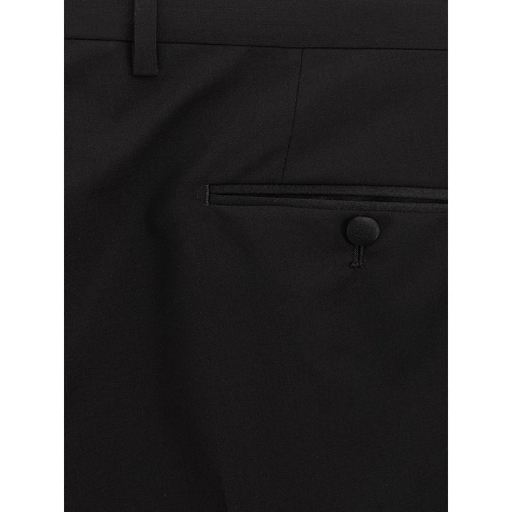 Dolce &amp; Gabbana Black Wool Dress Pants by Dolce &amp; Gabbana outlet now on sale