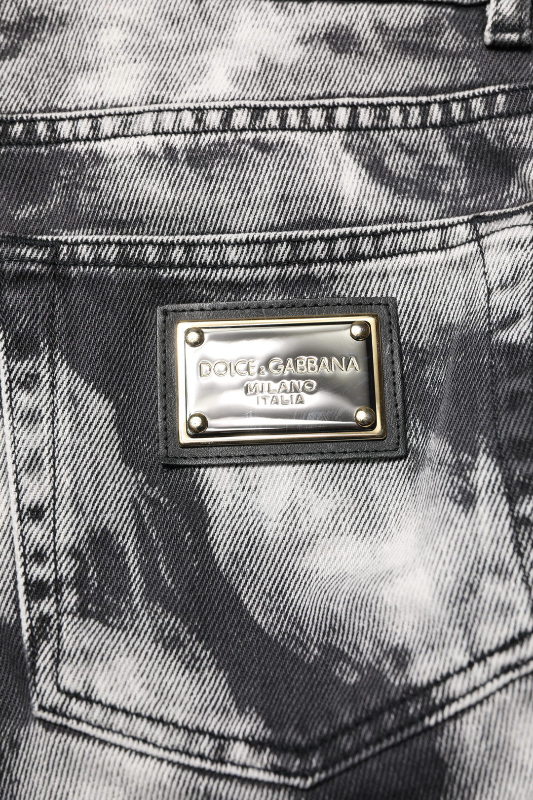 Dolce &amp; Gabbana Black Tie Dye Straight Denim Jeans by Dolce &amp; Gabbana outlet now on sale