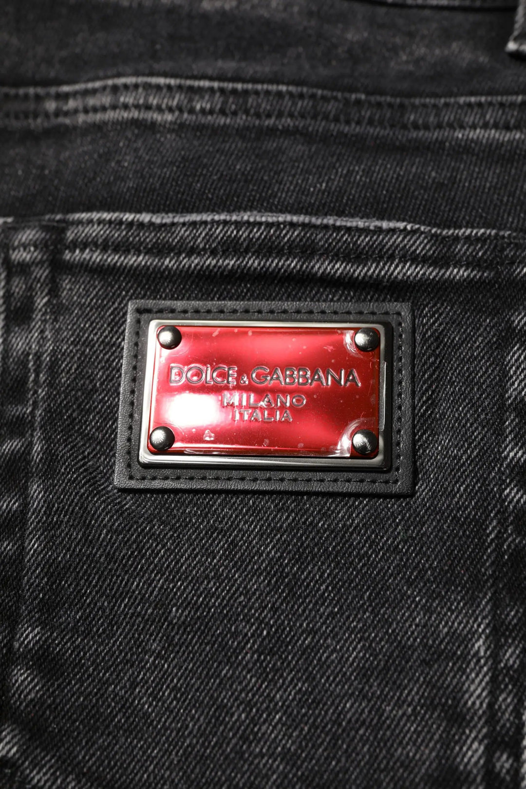 Dolce & Gabbana Sample Sale | Dolce & Gabbana Black Cotton Skinny Men Denim Jeans - | Designer outlet