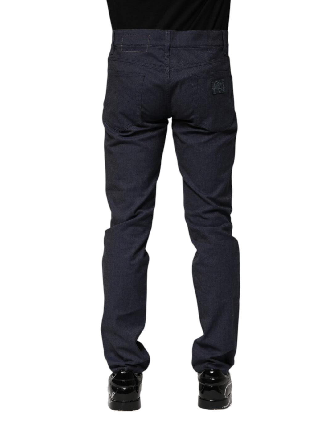 Dolce &amp; Gabbana Sample Sale Dolce &amp; Gabbana Dark Blue Cotton Skinny Denim Jeans - | Designer outlet