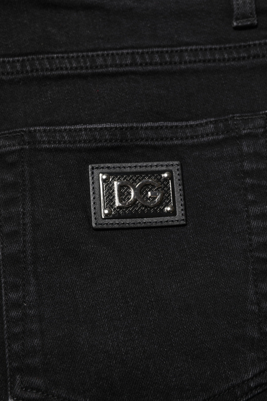 Dolce &amp; Gabbana Sample Sale Dolce &amp; Gabbana Black Cotton Skinny Men Denim Jeans - | Designer outlet