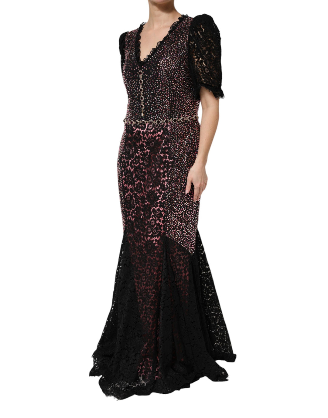 Dolce &amp; Gabbana Sample Sale Dolce &amp; Gabbana Multicolor Embellished Mermaid Gown Dress - | Designer outlet