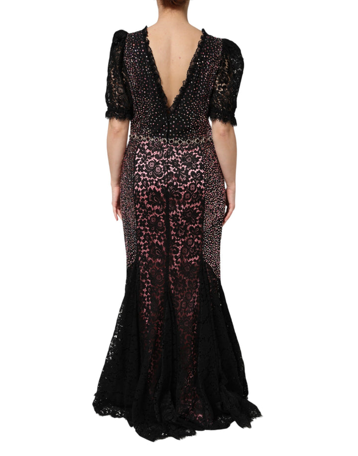 Dolce &amp; Gabbana Sample Sale Dolce &amp; Gabbana Multicolor Embellished Mermaid Gown Dress - | Designer outlet