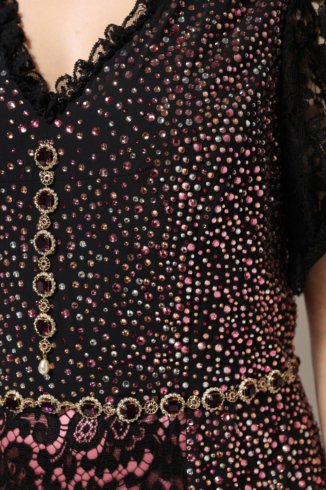 Dolce &amp; Gabbana Sample Sale Dolce &amp; Gabbana Multicolor Embellished Mermaid Gown Dress - | Designer outlet