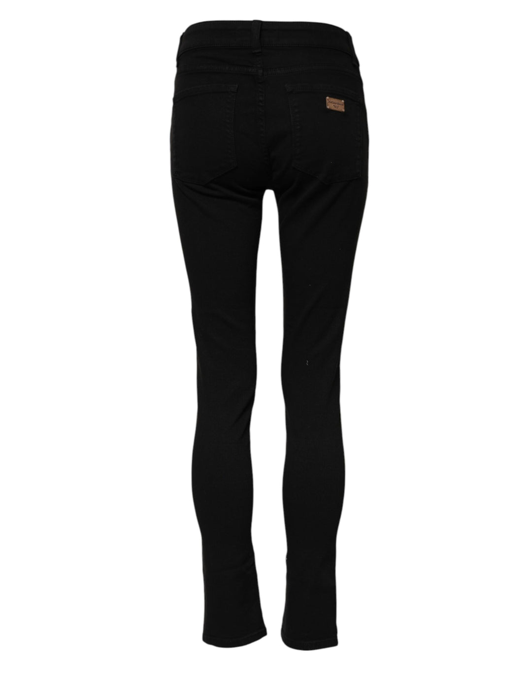 Dolce &amp; Gabbana Sample Sale Dolce &amp; Gabbana Black Skinny Cotton Mid Waisted Denim Jeans - | Designer outlet