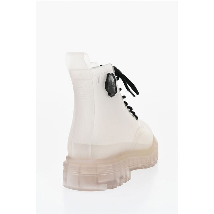 Viktor & Rolf MELISSA Transparent Rubber COTURNO Combat Booties
