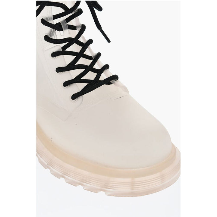 Viktor & Rolf MELISSA Transparent Rubber COTURNO Combat Booties