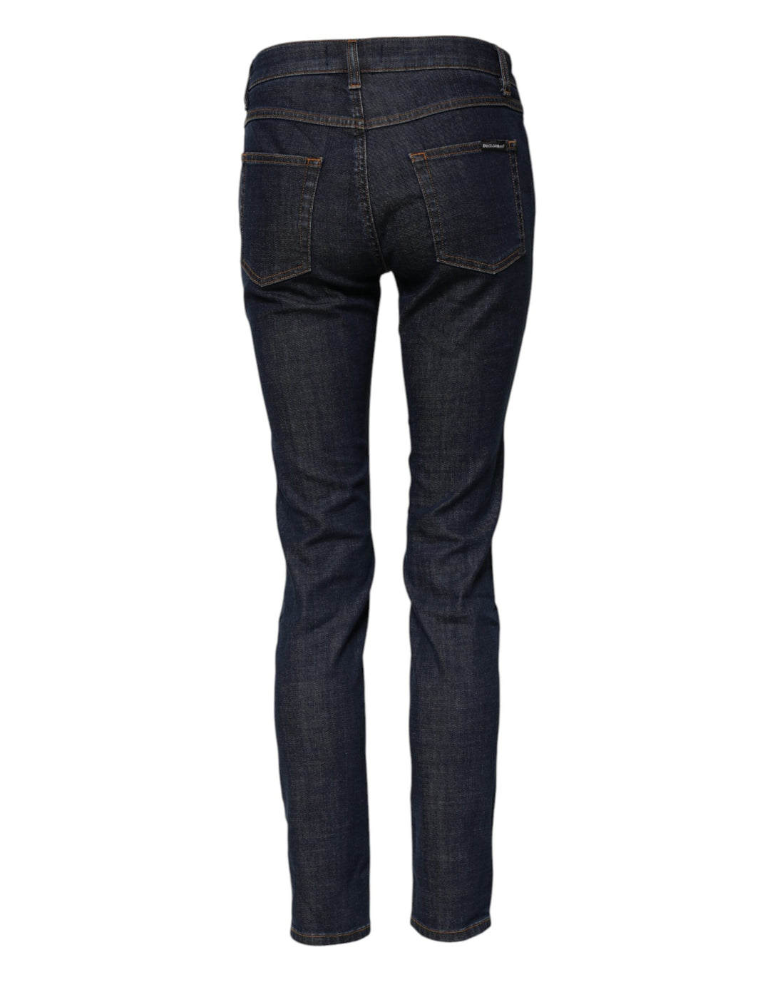 Dolce &amp; Gabbana Sample Sale Dolce &amp; Gabbana Blue Skinny Cotton Mid Waisted Denim Jeans - | Designer outlet