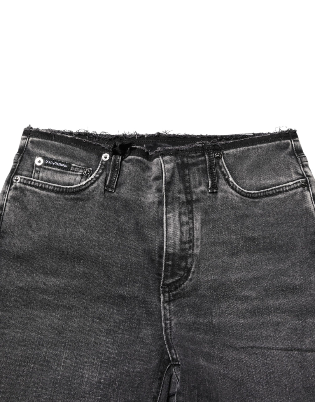 Dolce &amp; Gabbana Sample Sale Dolce &amp; Gabbana Gray Skinny Cotton Mid Waisted Denim Jeans - | Designer outlet