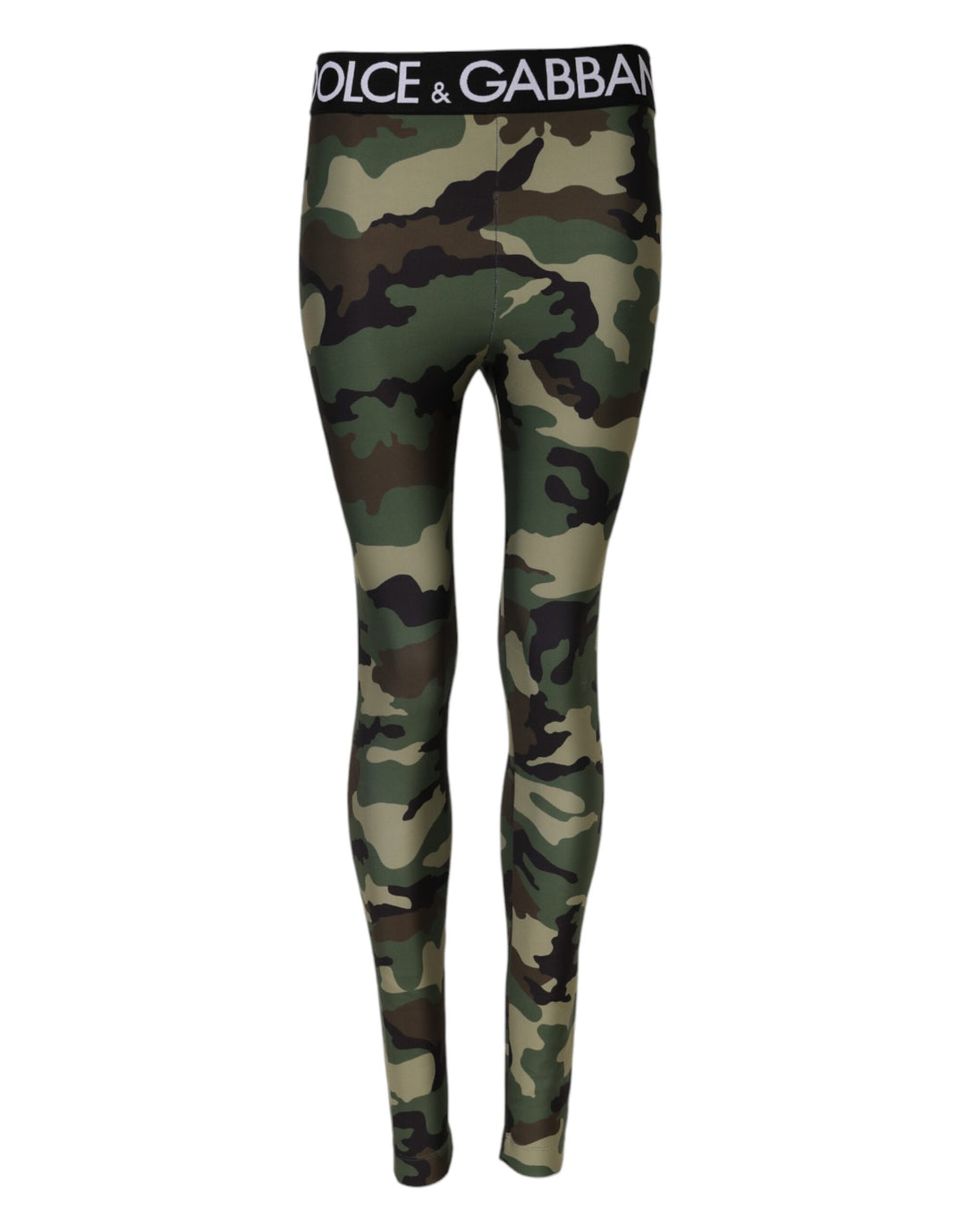 Dolce &amp; Gabbana Multicolor Camouflage DG Waist Leggings Pants by Dolce &amp; Gabbana outlet now on sale