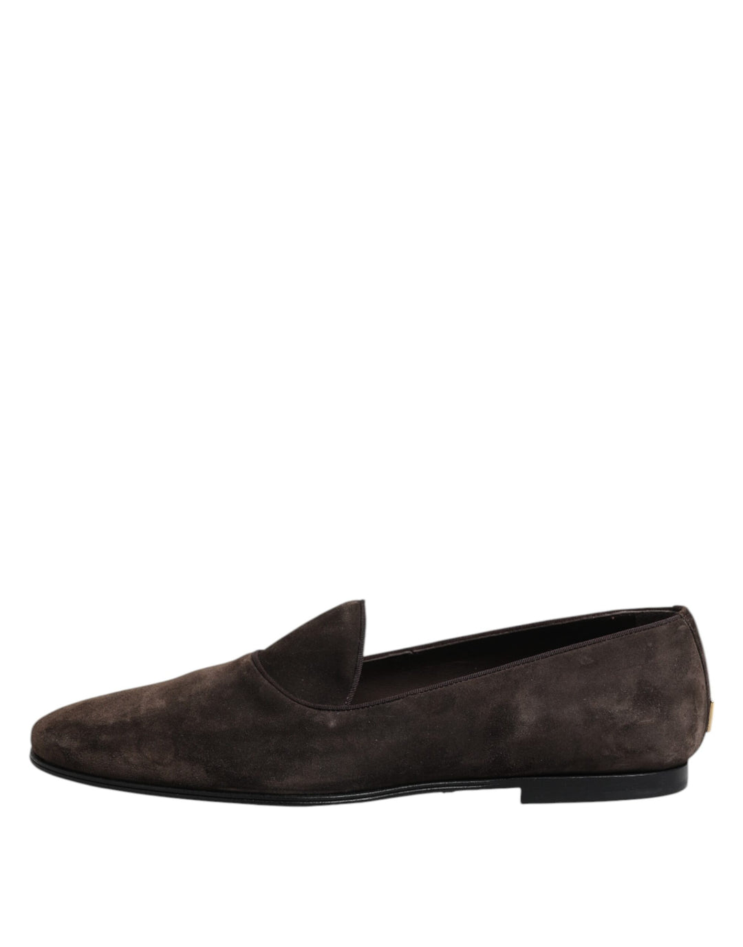 Dolce &amp; Gabbana Brown Velvet Leather Slip On Loafers Shoes by Dolce &amp; Gabbana outlet now on sale