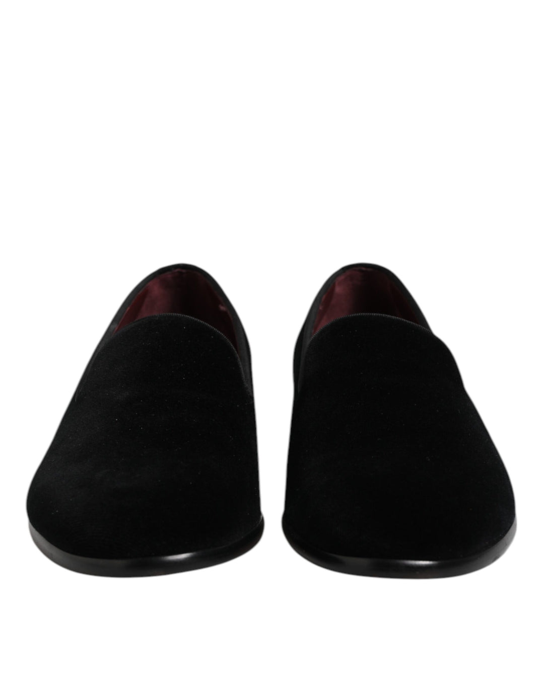 Dolce &amp; Gabbana Sample Sale Dolce &amp; Gabbana Black Velvet Slip On Loafers Formal Shoes - | Designer outlet