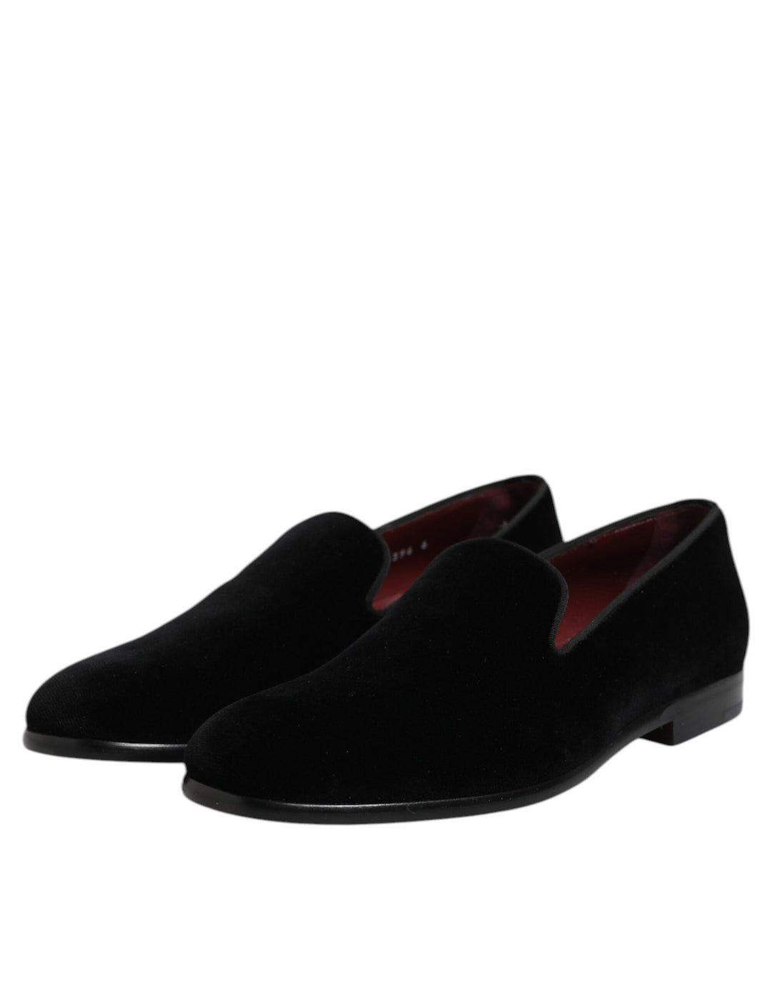 Dolce &amp; Gabbana Sample Sale Dolce &amp; Gabbana Black Velvet Slip On Loafers Formal Shoes - | Designer outlet