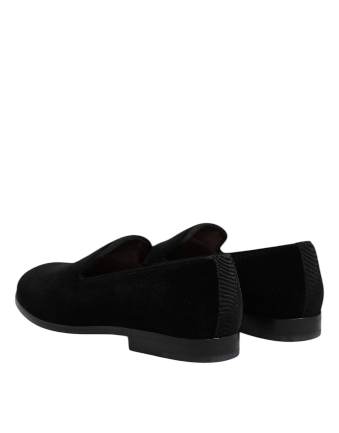 Dolce &amp; Gabbana Sample Sale Dolce &amp; Gabbana Black Velvet Slip On Loafers Formal Shoes - | Designer outlet