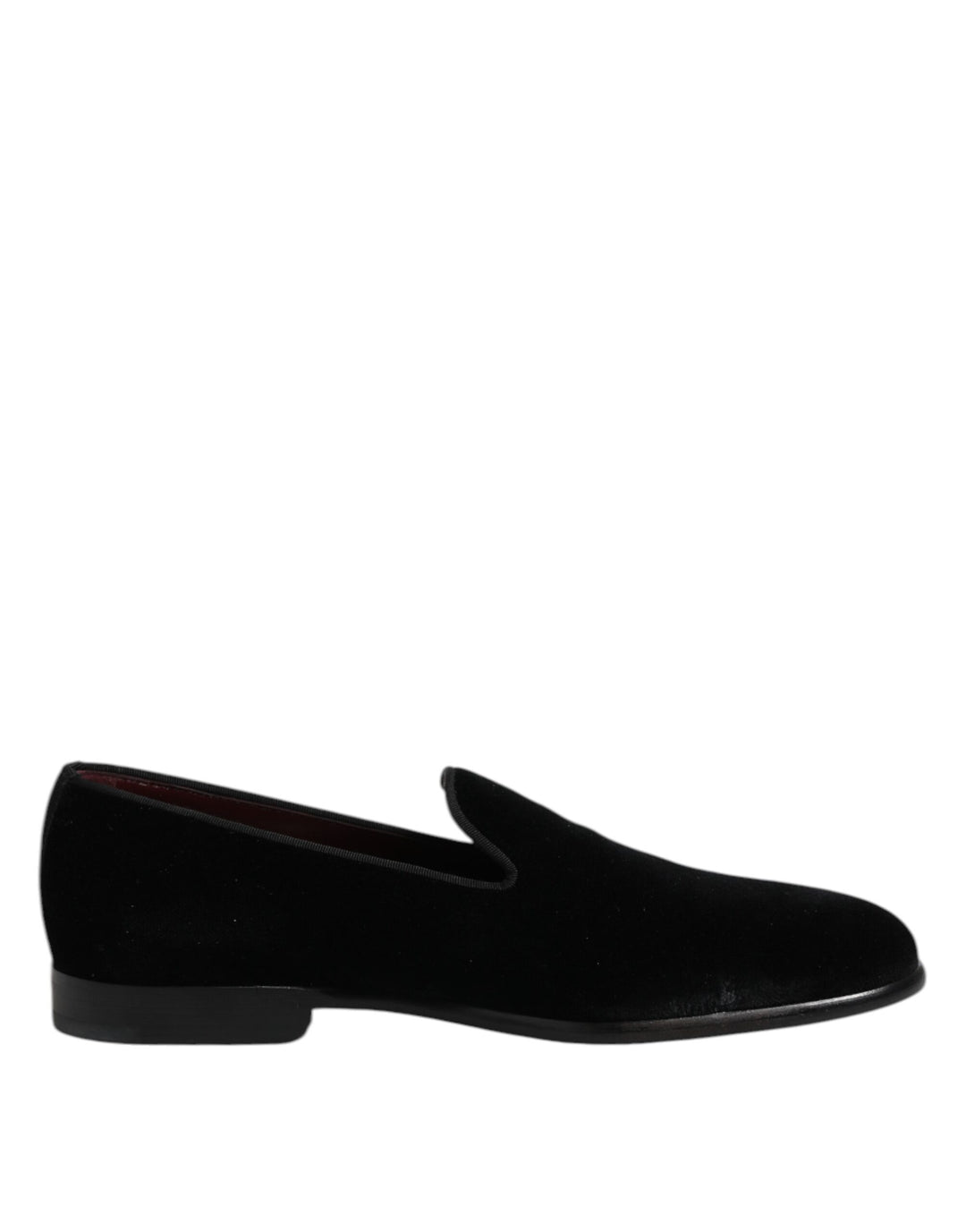 Dolce &amp; Gabbana Sample Sale Dolce &amp; Gabbana Black Velvet Slip On Loafers Formal Shoes - | Designer outlet
