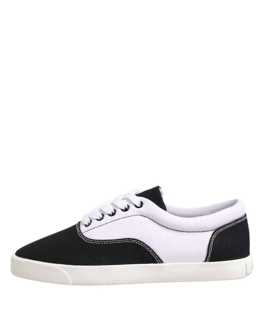 Dolce &amp; Gabbana Sample Sale Dolce &amp; Gabbana Black Cotton Canvas Lace Up Men Sneakers Shoes - | Designer outlet