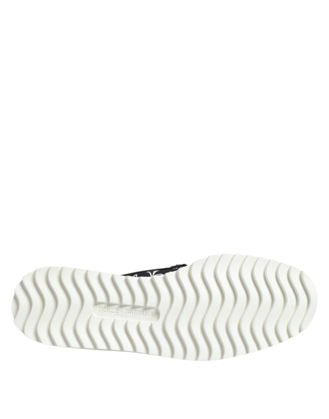 Dolce &amp; Gabbana Sample Sale Dolce &amp; Gabbana Black Slip On Printed Men Loafers Shoes - | Designer outlet