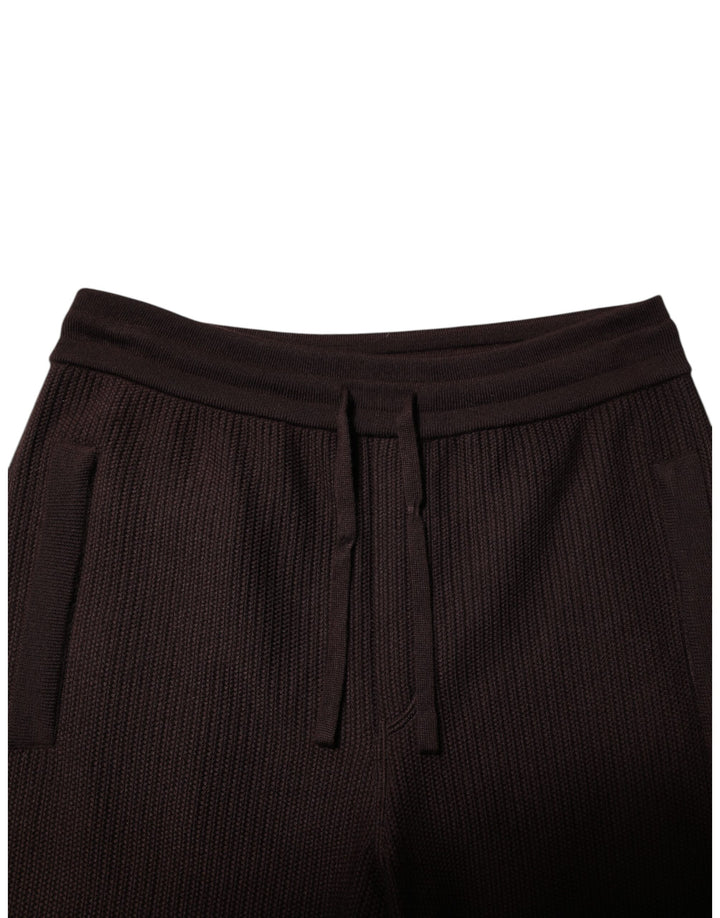 Dolce &amp; Gabbana Sample Sale Dolce &amp; Gabbana Brown Cashmere Men Jogger Sweatpants Pants - | Designer outlet