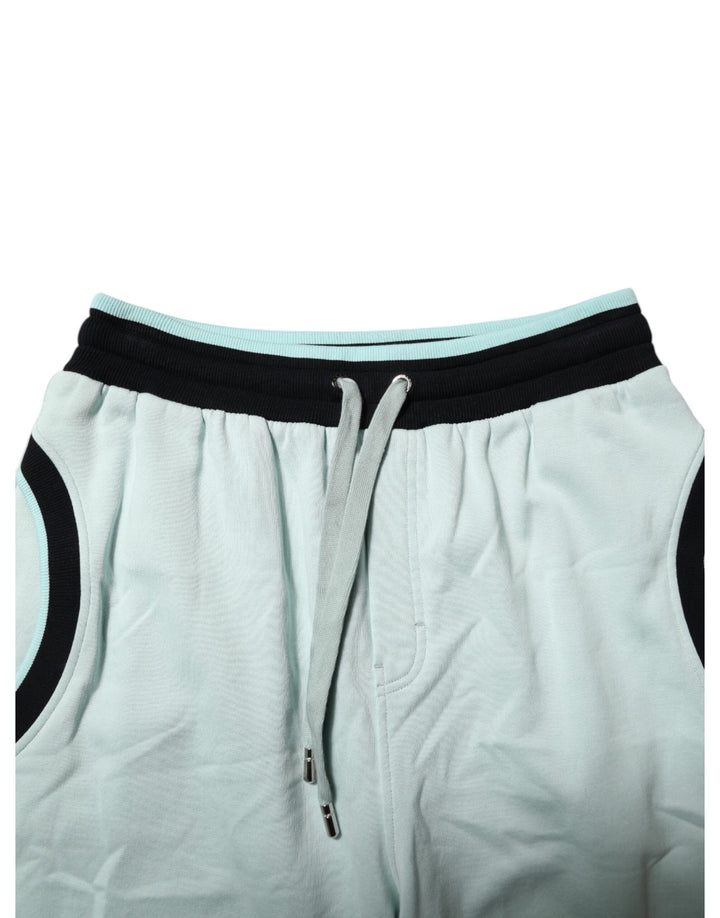 Dolce &amp; Gabbana Sample Sale Dolce &amp; Gabbana Light Green Cotton Men Jogger Sweatpants Pants - | Designer outlet