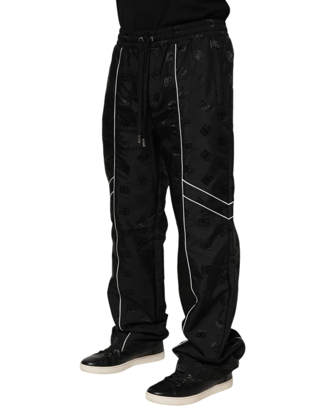 Dolce &amp; Gabbana Sample Sale Dolce &amp; Gabbana Black Cotton Straight Jogger Sweatpants Pants - | Designer outlet