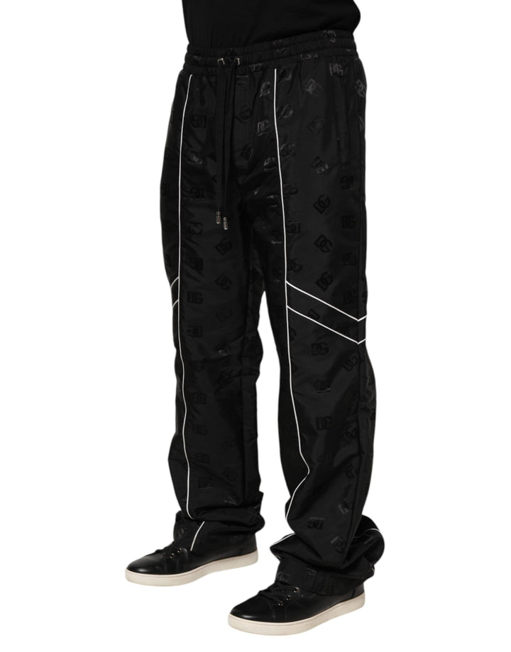 Dolce &amp; Gabbana Sample Sale Dolce &amp; Gabbana Black Cotton Straight Jogger Sweatpants Pants - | Designer outlet