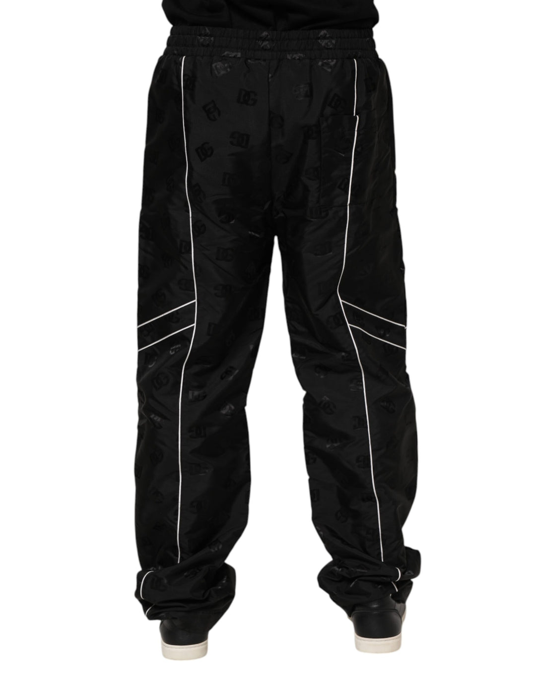 Dolce &amp; Gabbana Sample Sale Dolce &amp; Gabbana Black Cotton Straight Jogger Sweatpants Pants - | Designer outlet