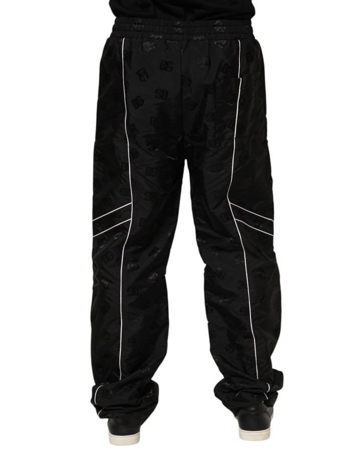 Dolce &amp; Gabbana Sample Sale Dolce &amp; Gabbana Black Cotton Straight Jogger Sweatpants Pants - | Designer outlet