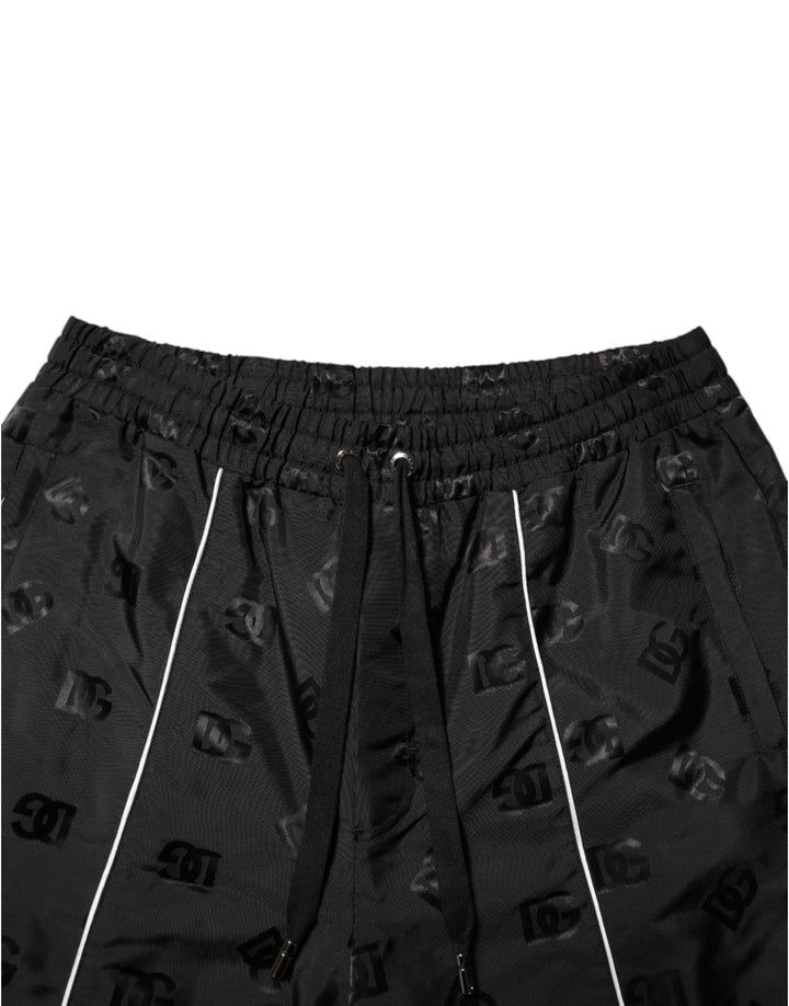 Dolce &amp; Gabbana Sample Sale Dolce &amp; Gabbana Black Cotton Straight Jogger Sweatpants Pants - | Designer outlet