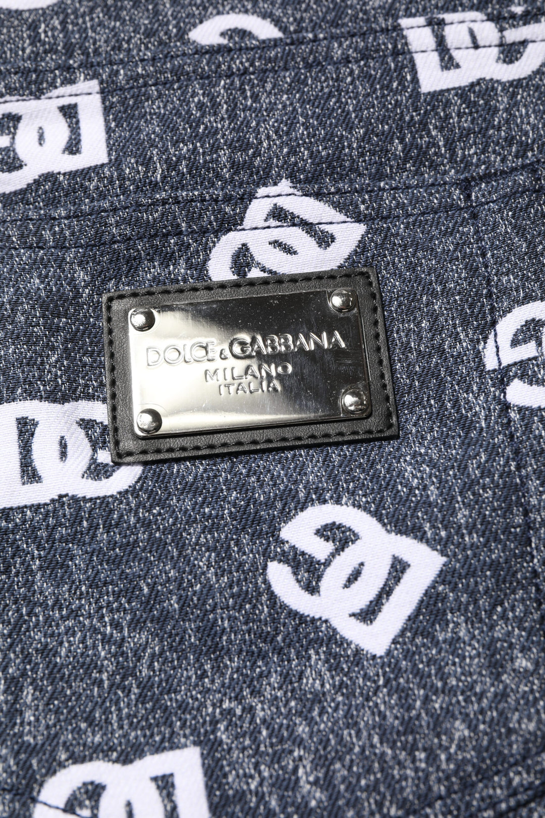 Dolce &amp; Gabbana Dark Gray Logo Cotton Skinny Slim Denim Jeans by Dolce &amp; Gabbana outlet now on sale