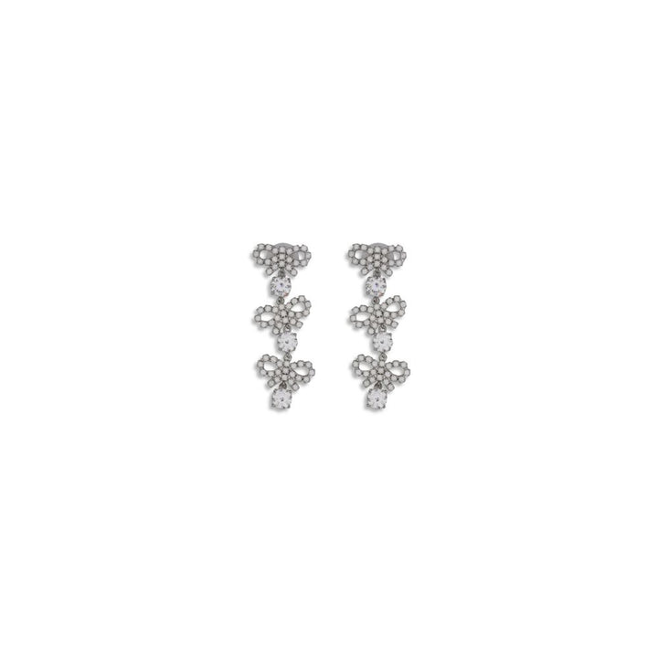 Self-Portrait Dangling Earrings with bows