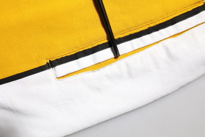 Dolce &amp; Gabbana Sample Sale Dolce &amp; Gabbana Yellow Print Cotton Drawstring Jogger Pants - | Designer outlet