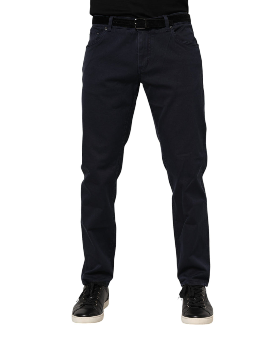 Dolce &amp; Gabbana Sample Sale Dolce &amp; Gabbana Blue Cotton Tapered Denim Jeans - | Designer outlet