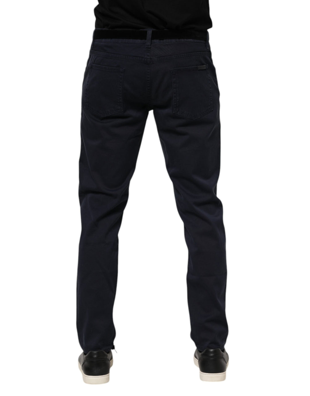 Dolce &amp; Gabbana Sample Sale Dolce &amp; Gabbana Blue Cotton Tapered Denim Jeans - | Designer outlet