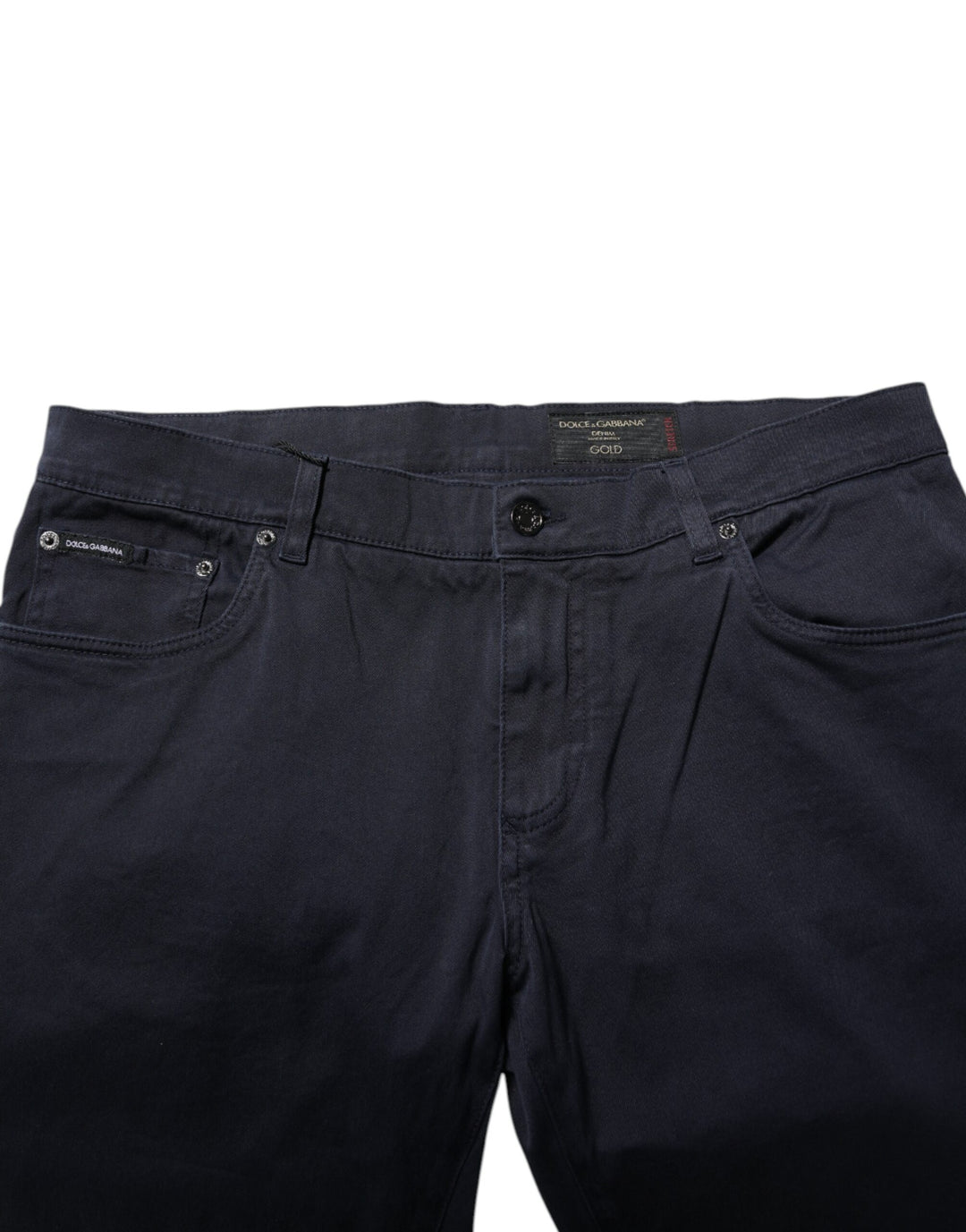 Dolce &amp; Gabbana Sample Sale Dolce &amp; Gabbana Blue Cotton Tapered Denim Jeans - | Designer outlet