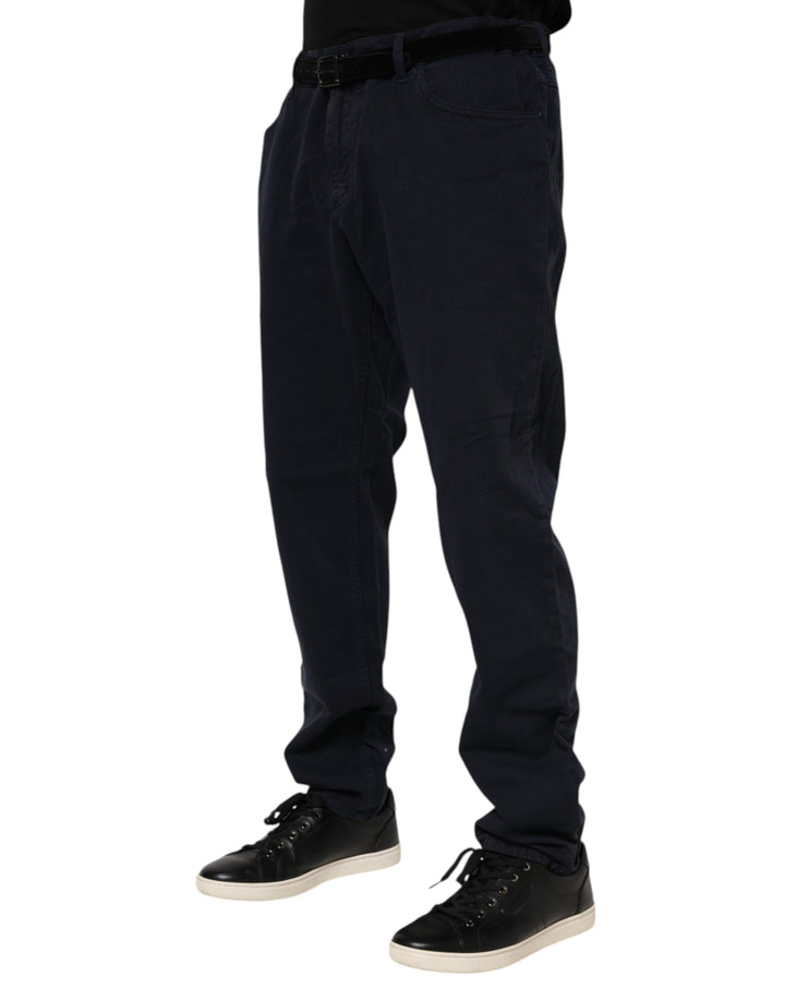 Dolce &amp; Gabbana Sample Sale Dolce &amp; Gabbana Black Cotton Tapered Denim Jeans - | Designer outlet